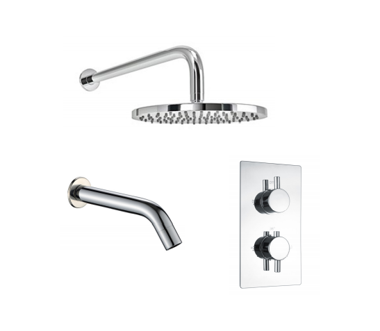 BO-RSPACK7: Thermostatic Concealed Shower Pack (Round)