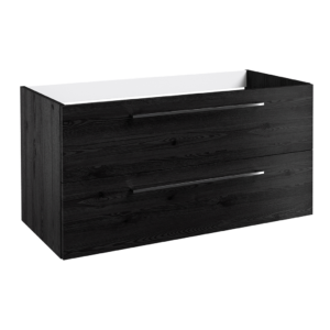 Radiance (1000mm) Wall Hung Vanity Unit – Black Oak