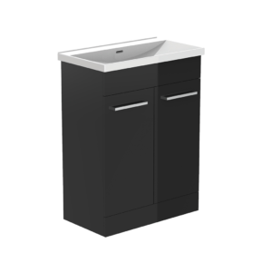 Radiance (600mm-2 Door) Floor Standing Vanity Unit – Anthracite