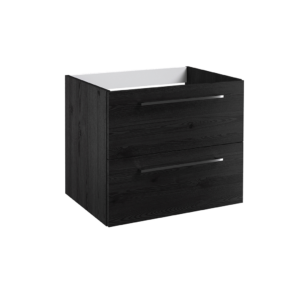 Radiance (600mm) Wall Hung Vanity Unit – Black Oak