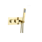 Messina (2 Outlet) Thermostatic Concealed Shower Mixer with Kit – Brushed Gold