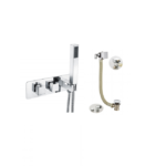 BO-S1025PACK2: Thermostatic Concealed Shower Pack (Square)