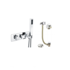 BO-S1025PACK2: Thermostatic Concealed Shower Pack (Square)