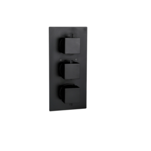 Messina (3 Outlets) Thermostatic Concealed Shower Mixer – Matt Black