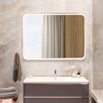 Sofia LED Mirrors (2 Sizes Available) – Brushed Rose Gold
