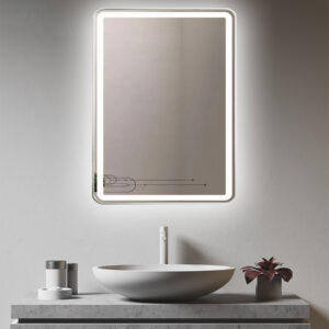 Sofia LED Mirrors (2 Sizes Available) – Brushed Nickel