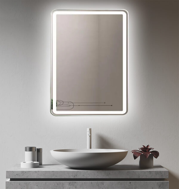 Sofia LED Mirrors (2 Sizes Available) – Brushed Nickel