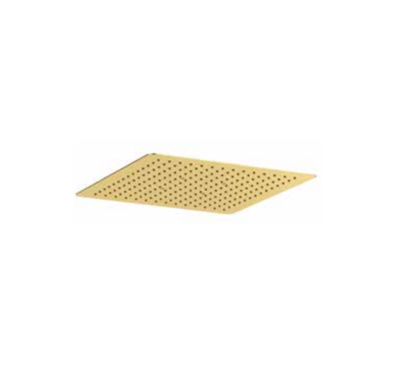Square Overhead Shower (300x300mm) – Brushed Gold