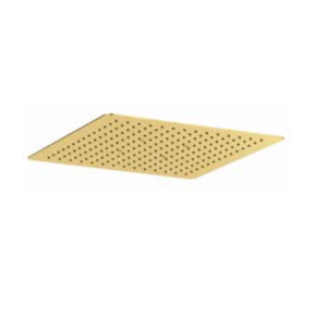 Square Overhead Shower (400x400mm) – Brushed Gold