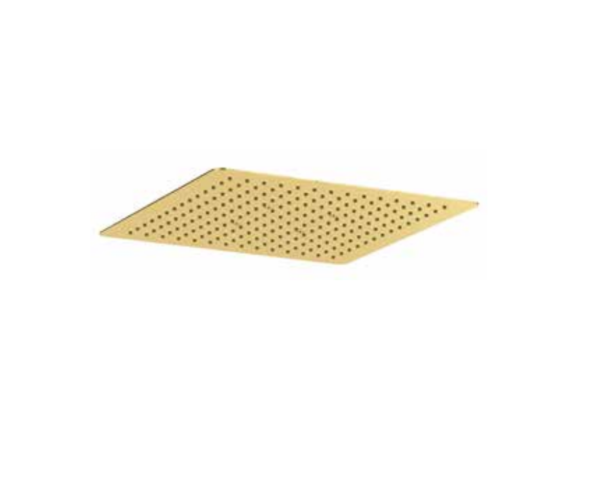Square Overhead Shower (400x400mm) – Brushed Gold