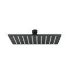 Square Overhead Shower (250mm) – Matt Black