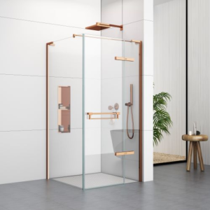700 Side Panel (8mm Glass) – Brushed Rose Gold