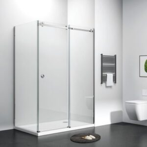 1400 Sliding Door (8mm Glass) – Chrome