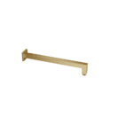 Square Shower Arm (400mm) – Brushed Gold
