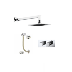 BO-SSPACK3H: Thermostatic Concealed Shower Pack (Square)