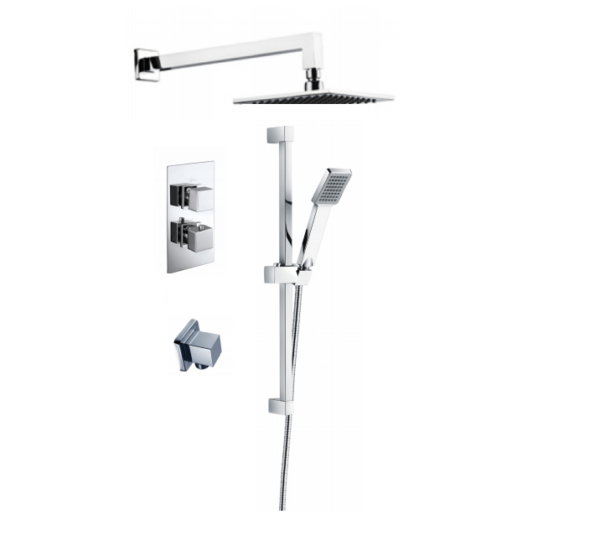 BO-SSPACK3R: Thermostatic Concealed Shower Pack (Square)