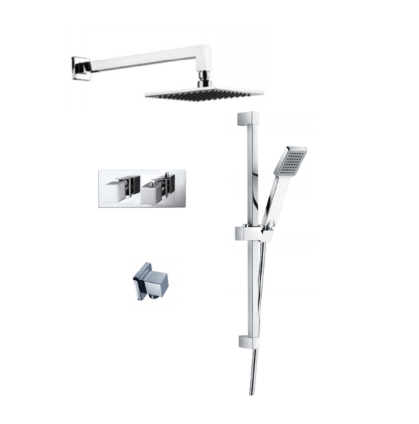 BO-SSPACK3RH: Thermostatic Concealed Shower Pack (Square)