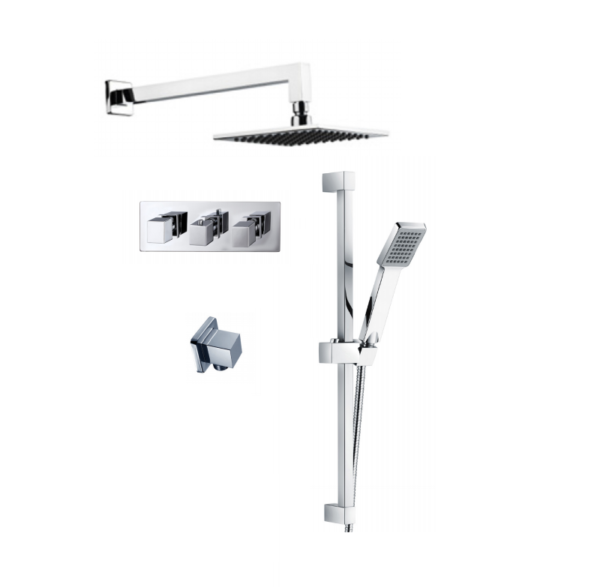 BO-SSPACK5H: Thermostatic Concealed Shower Pack (Square)