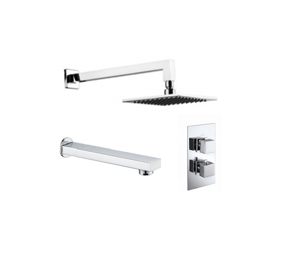 BO-SSPACK7: Thermostatic Concealed Shower Pack (Square)