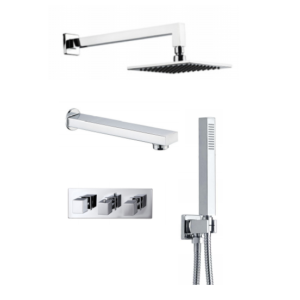 BO-SSPACK8H: Thermostatic Concealed Shower Pack (Square)