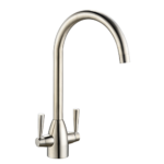 Style (Satin Finish) Two Lever Kitchen Mixer