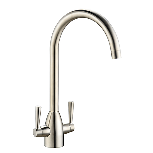Style (Satin Finish) Two Lever Kitchen Mixer