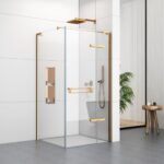 800 Side Panel (8mm Glass) – Brushed Gold