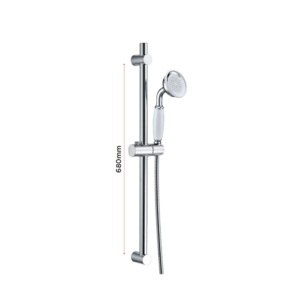 Traditional Hand Shower & Rail Kit (Adjustable)