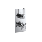 Traditional Thermostatic (2 Outlet, Round) Concealed Shower Valve – 2 Handles