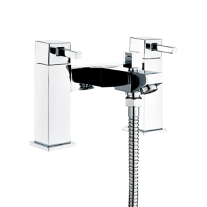 Trento (Dual Lever) – Deck Mounted Bath Shower Mixer with Kit