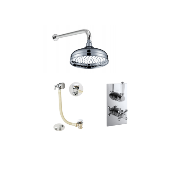 BO-TRSPACK3: Thermostatic Concealed Shower Pack (Traditional)