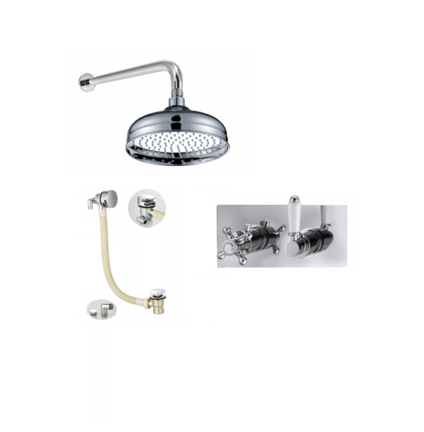 BO-TRSPACK3H: Thermostatic Concealed Shower Pack (Traditional)