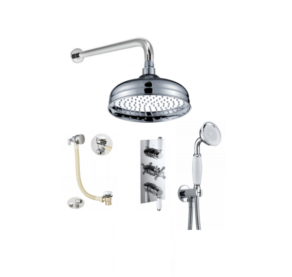 BO-TRSPACK6: Thermostatic Concealed Shower Pack (Traditional)