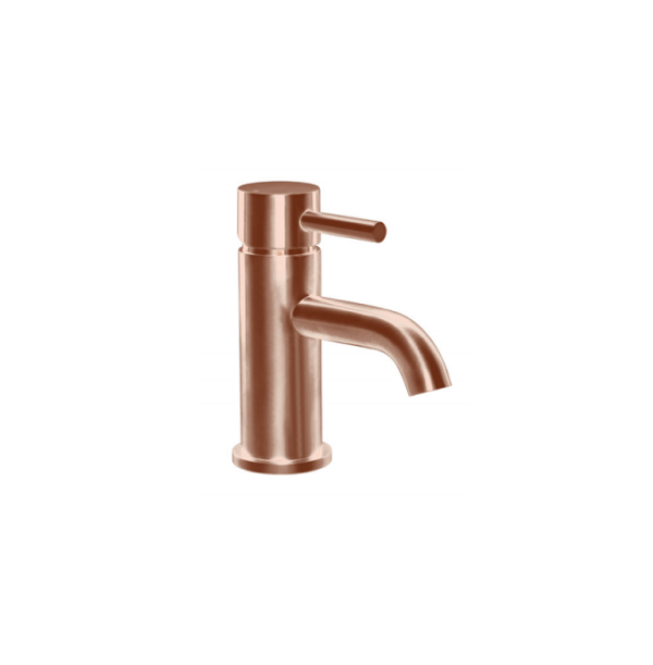 Treviso (Single Lever) – Mini Basin Mixer – Brushed Rose Gold