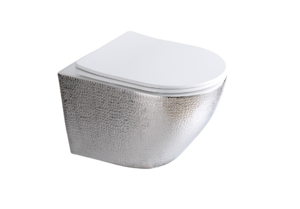 Treviso (Wall Hung) Soft Close Seat Toilet – Brushed Nickel