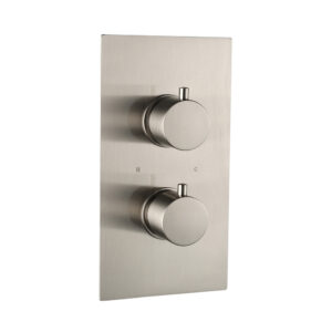 Treviso (2 Outlets) Thermostatic Concealed Shower Mixer – Brushed Nickel (BO-TRV1525BN)