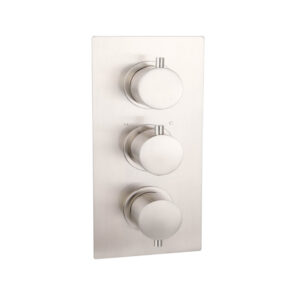 Treviso (3 Outlets) Thermostatic Concealed Shower Mixer – Brushed Nickel