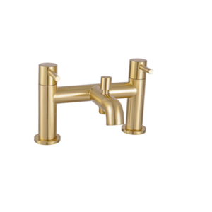Treviso Bath Filler (Deck Mounted) – Brushed Gold