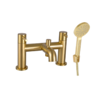 Treviso (Dual Lever) Bath Shower Mixer with Kit – Brushed Gold