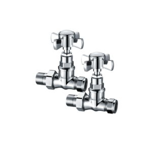 Traditional Radiator Valve (Square) – Chrome