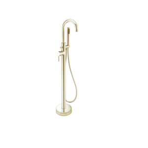 Treviso – Bath & Shower Mixer with Kit (Floor Standing) – Brushed Gold