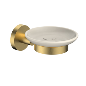 Treviso Soap Dish – Brushed Gold
