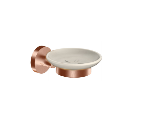 Treviso Soap Dish – Brushed Rose Gold