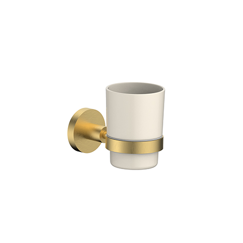 Treviso Tumbler Holder – Brushed Gold