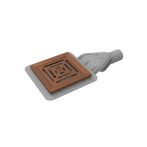 Square Wetroom Drain (135x135mm) – Brushed Rose Gold