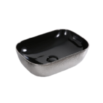 Art Basin (455x325x135mm) – Gloss Nickel & Black