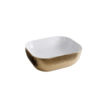 Art Basin (455x325x135mm) – Gloss Gold & White