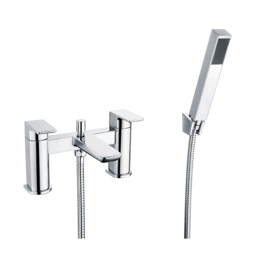 Dash (Dual Lever) – Deck Mounted Bath Shower Mixer with Kit