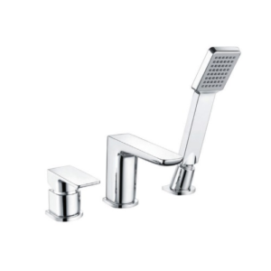 Dash (3 Hole) – Deck Mounted Bath Shower Mixer with Kit
