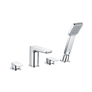Dash (4 Hole) – Deck Mounted Bath Mixer with Kit